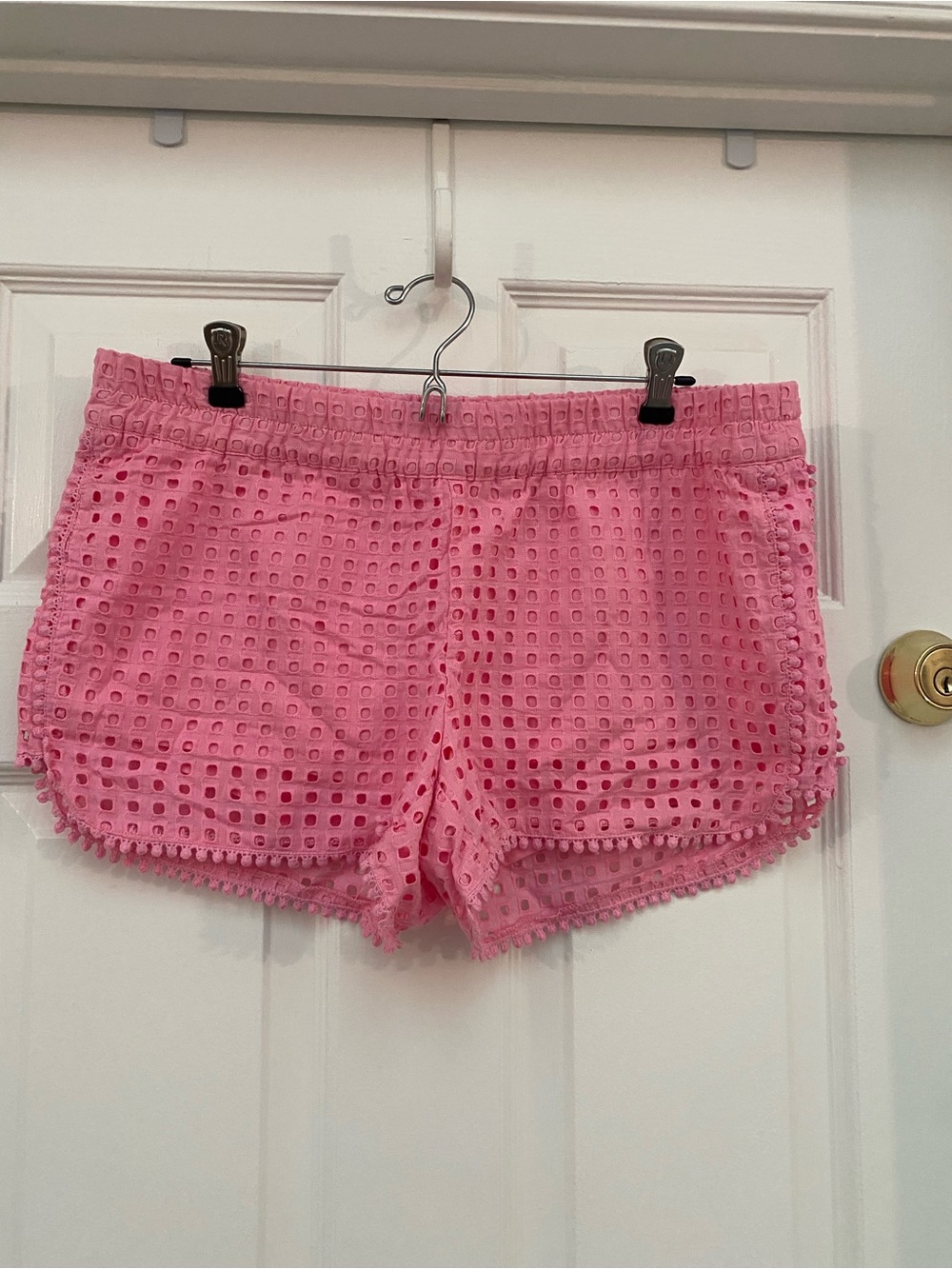 Lilly Pulitzer x Target Limited Edition Pink Eyelet Pom-Trim Shorts - Medium